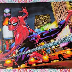 Spiderman Painting Lights Up!