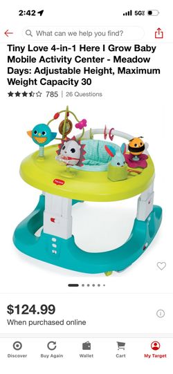 Tiny love 4-1 baby walker