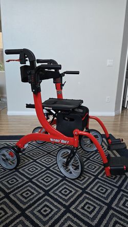 Duel Rollator & Transport Chair -Excellent Condition