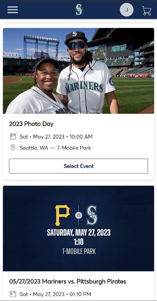 Mariners Photo Day And 1st Row Dugout Seats! 5/27