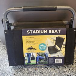 2 New Cascade Mountain Tech Stadium Seats – Bleacher Chairs”