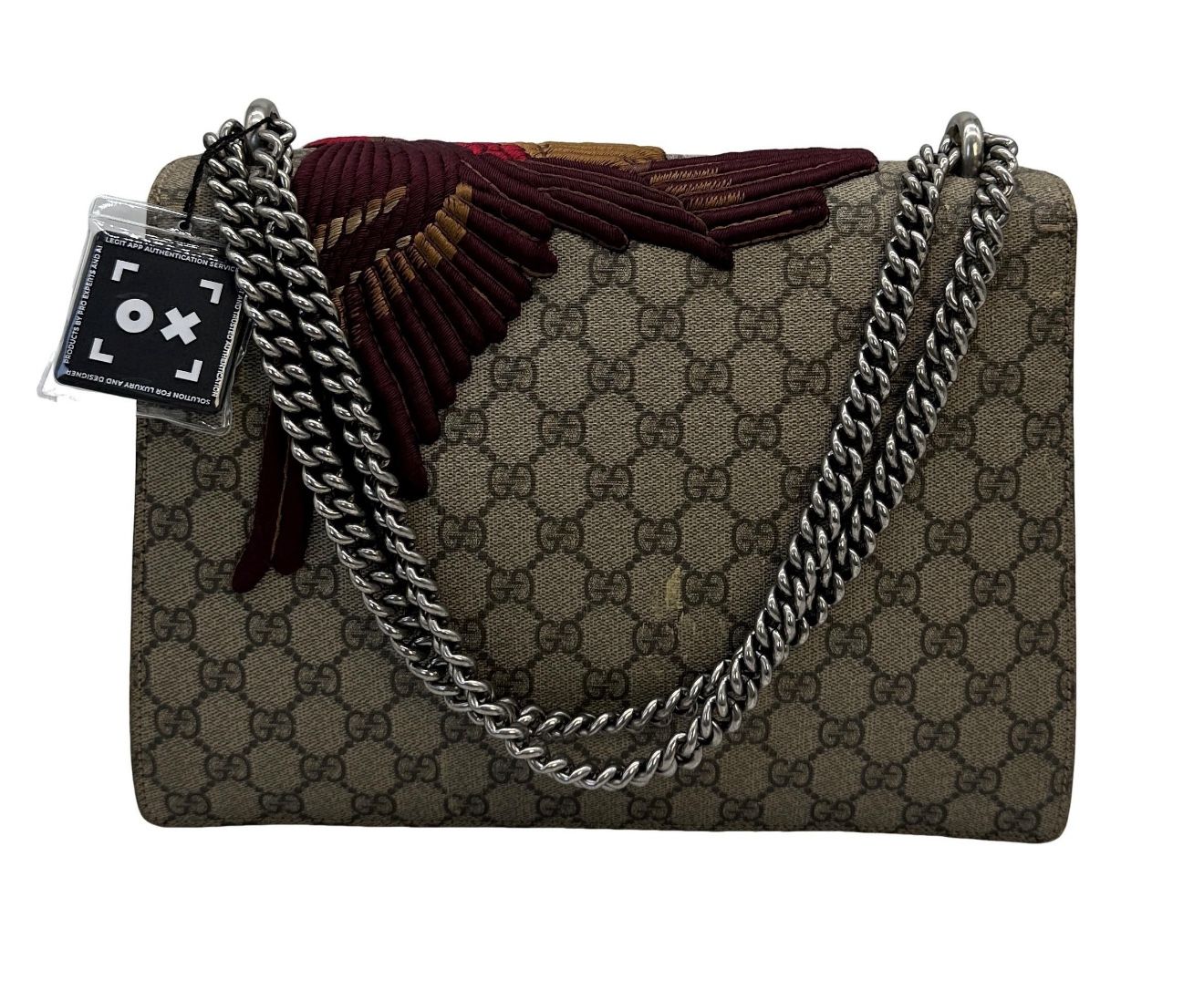 RARE Gucci Dionysus GG Supreme “Bird Appliqué” – Purple Suede -STUNNING