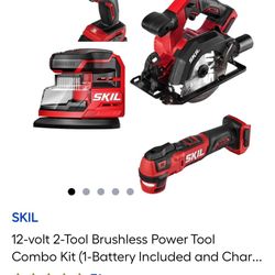 Skil Tool Kit Drill, Saw, Sander, & Oscillating Multi Tool
