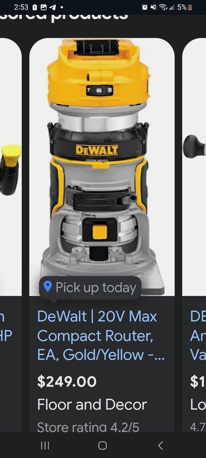DEWALT ROUTER