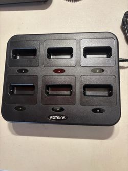 Retevis 6-Bay Two-Way Radio Battery Charger