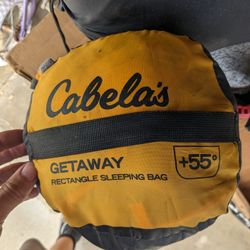 Two Cabela's getaway Sleeping Bags