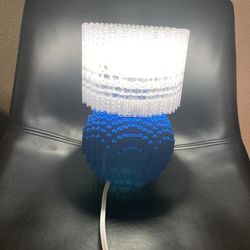 Blue Dyi Lego Lamp 
