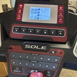Almost New Sole F63 Treadmill 
