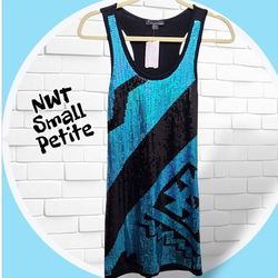 NWT Small Petite Sequin Dress