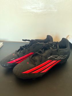 Adidas F50 Soccer Cleats Black Red