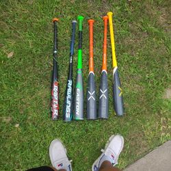 6 Bats2 Rawlings, 4 Easton