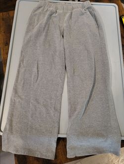 🩶 Hollister Women’s Medium Ultra High-Rise Gray Wide Leg Sweatpants