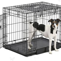 24" Foldable Dog Crate, Puppy Crate,  Cats