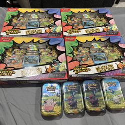 Ascended Heroes Pin Collections & Tins!