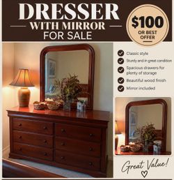Dresser with Mirror