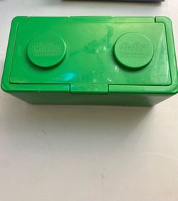 Vtg chubs green stackable container