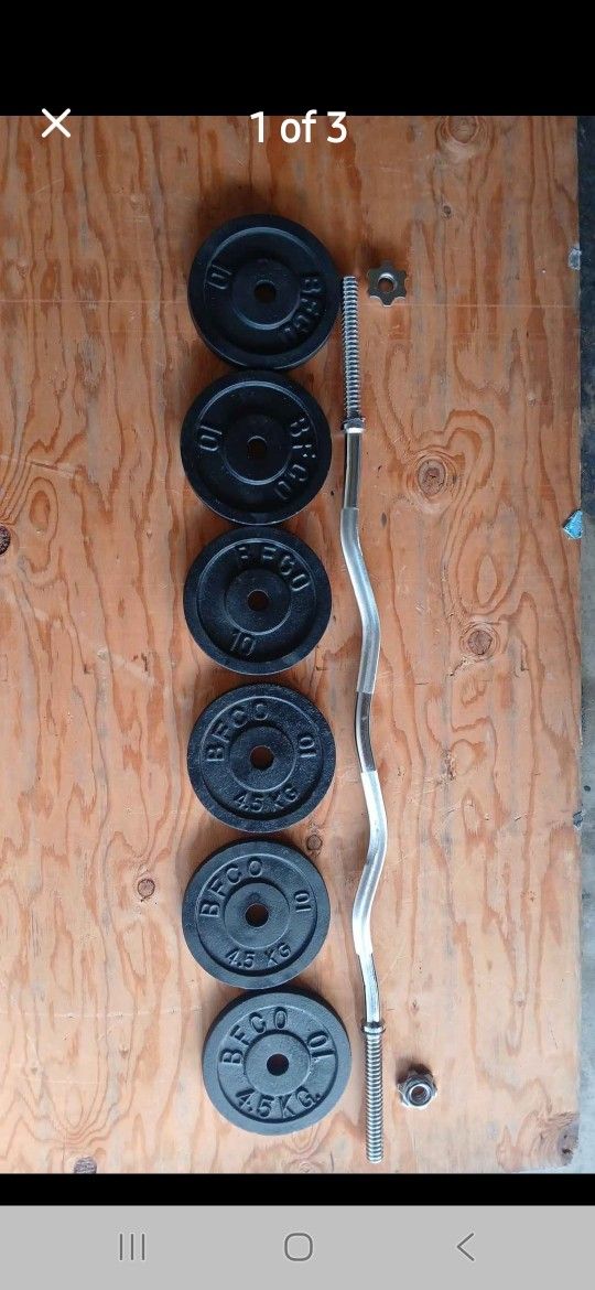 Ez Curl Bar 1" 6.10 Lb 