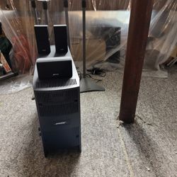 Bose Acoustimass 10 Series lV Surround Sound + Pioneer Elite Receiver 