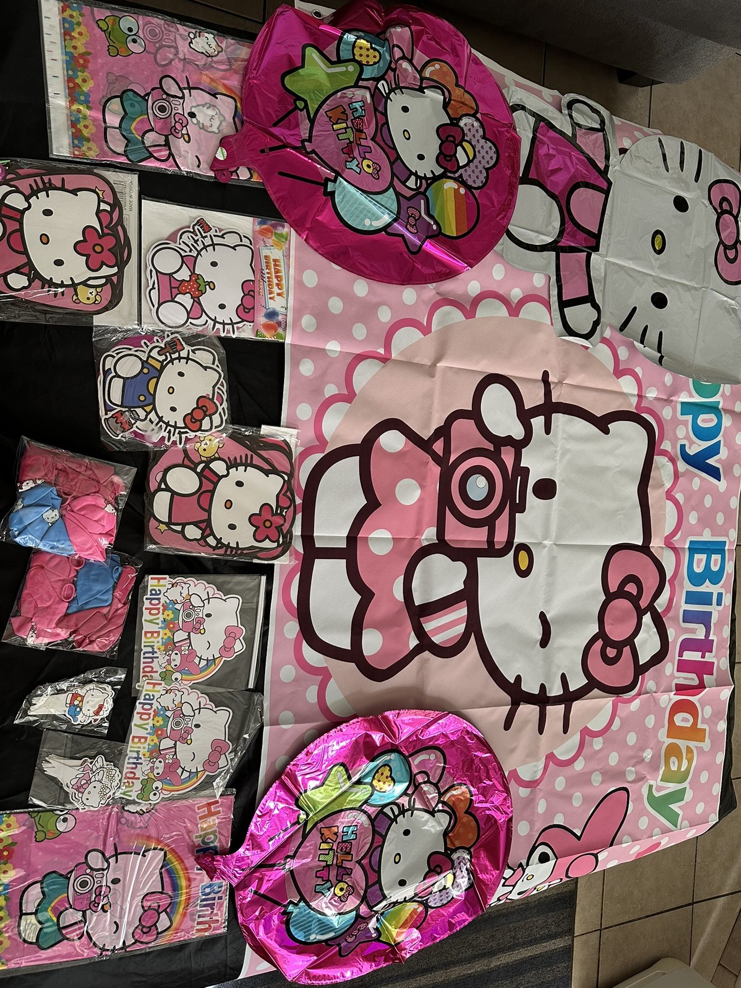 New hello Kitty birthday party decorations supplies
