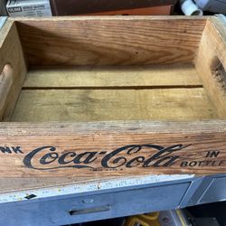 Vintage Coca-Cola Wooden Bottle crate