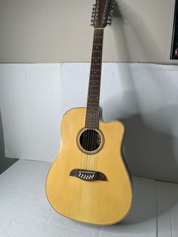 Oscar Schmidt 12 string dreadnought acoustic-electric guitar OD312CE