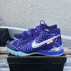 Nike Lebron James NXXT Genisus QS Violet Blue White Men's IB1272-501 Size 16 