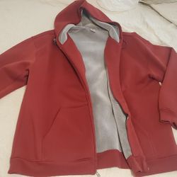 Anchor Blue Hooded Fleece