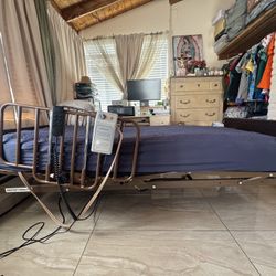 Akra-Fe Full Electric Hospital Bed Package w/ MedVance Air Matress & Pump