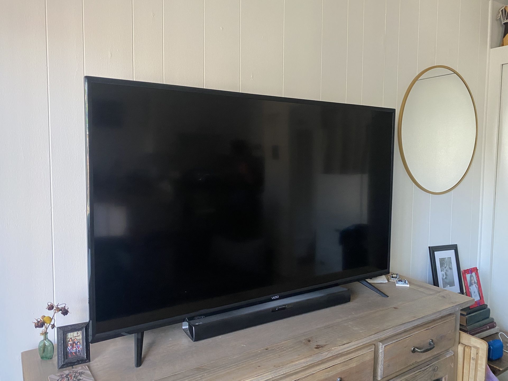 55” Vizio Smart TV And LG Sound System
