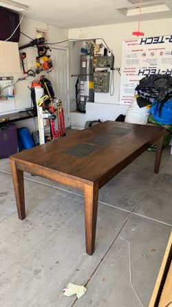 Real wood table