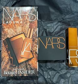 NEW NARS LAGUNA BRONZER AND AFTERGLOW LIP BALM SET $12!!