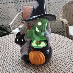 Hollow Witch Ceramic Decoration
