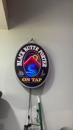 Black Butte Porter Beer Sign