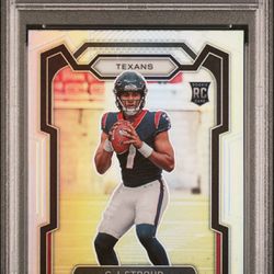 2023 Prizm CJ Stroud Silver Holo #339 PSA 9 Rookie Texans