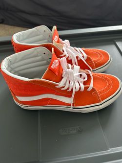 Orange Sk8 High Vans