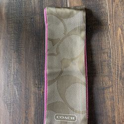 New authentic Coach Headband / Ponytail Scarf or Purse Scarf 