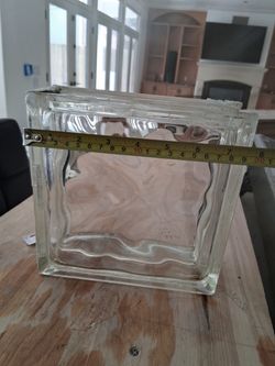 Clear Glass Block Brick