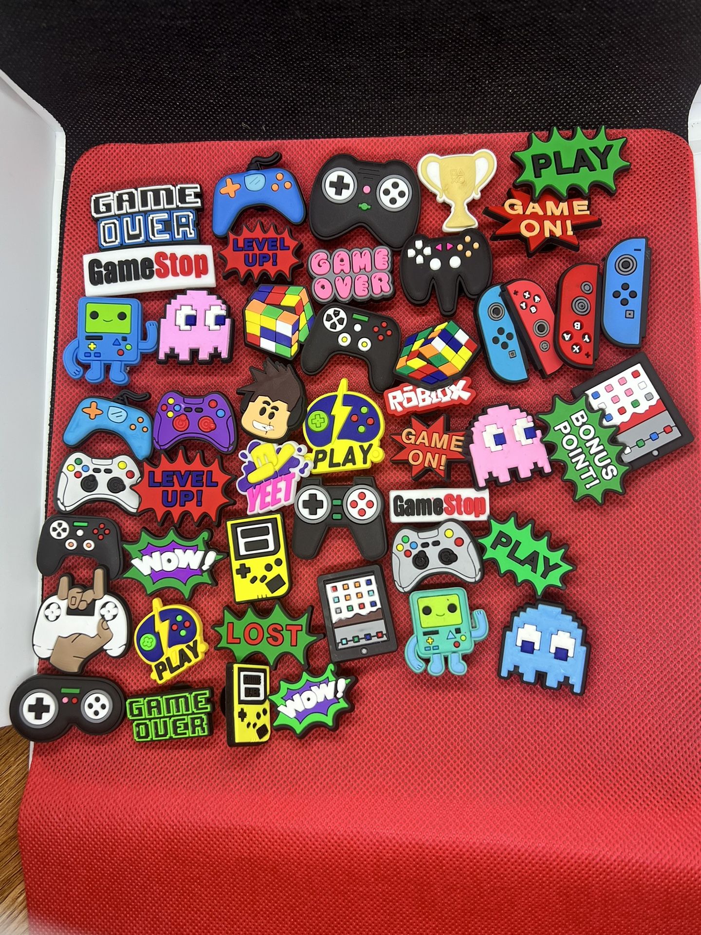 gamer croc charms