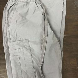 Jaanuu XS scrub pants flare grey