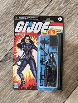 Hasbro- G.I. Joe Classified Series Baroness Action Figure Playsets Toy, Multicolor, Single, NEW