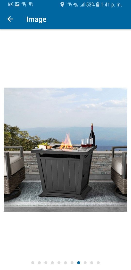 Mesa cuadrada Para Fogón De Gas Con Tapa Y Protector Antipolvo Color Gris