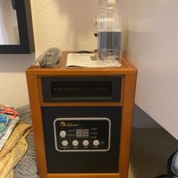 Dr. Infrared Heater Portable Space Heater with Humidifier, 1500-Watt