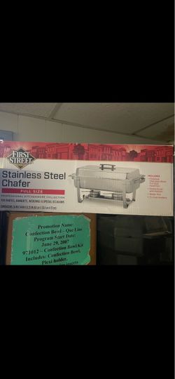 Stainless steel chafer
