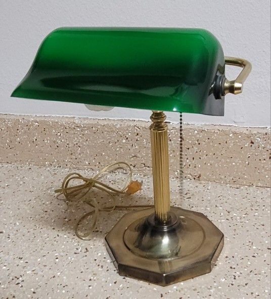 Vintage Bankers Lamp