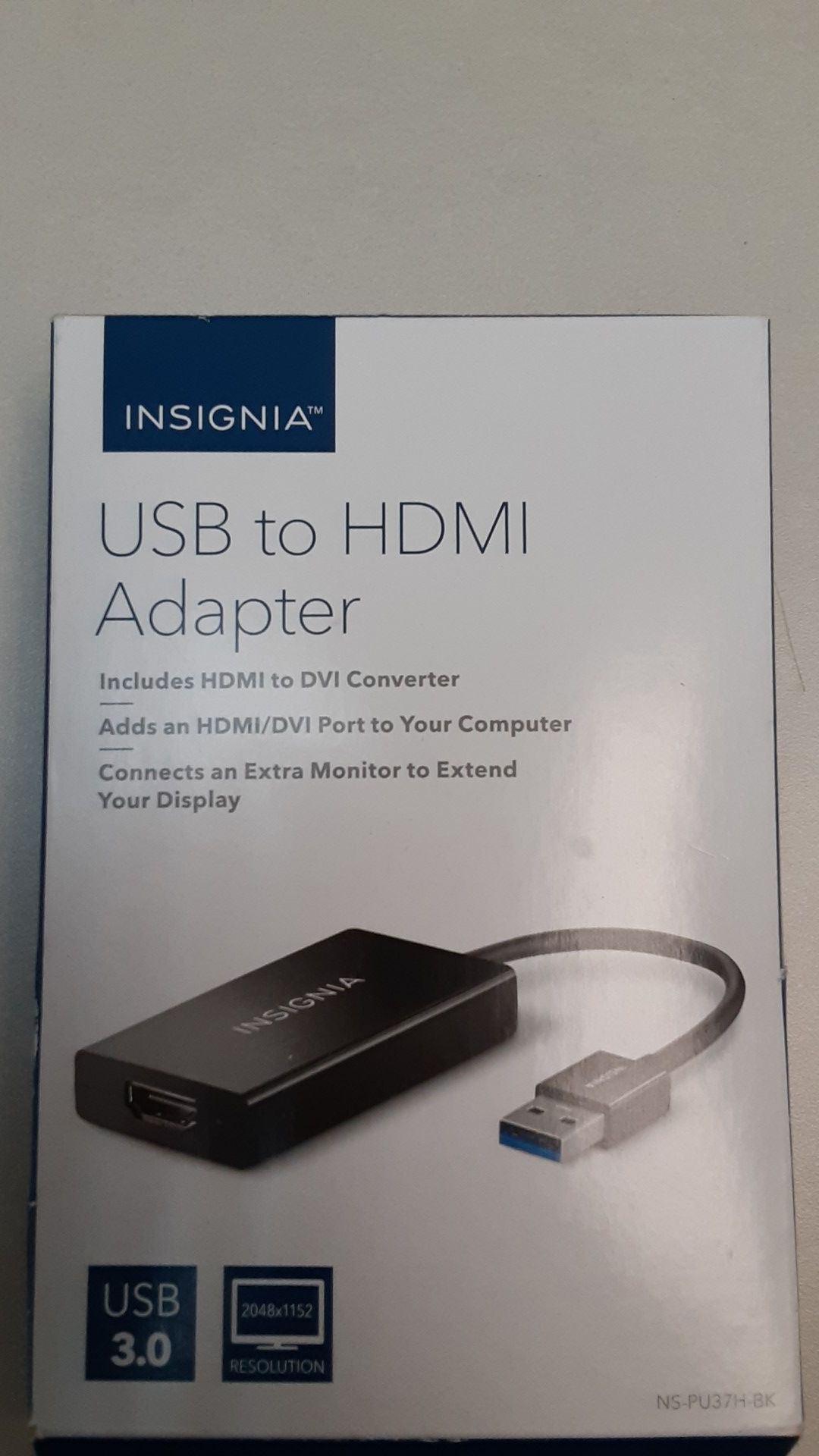 USB to HDMI adapter.