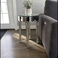 Side Mirrored Table