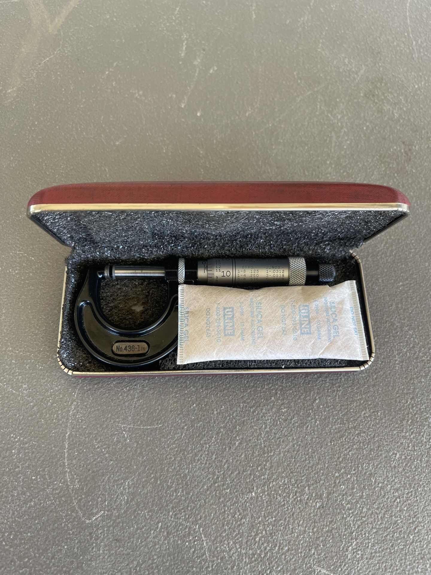 L.S. Starret 0-1” .001 Outside Micrometer Made In The USA