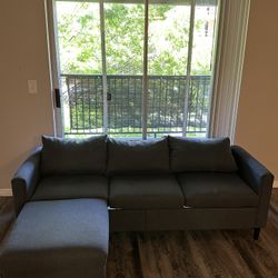 L Shaped Couch With Free Rug