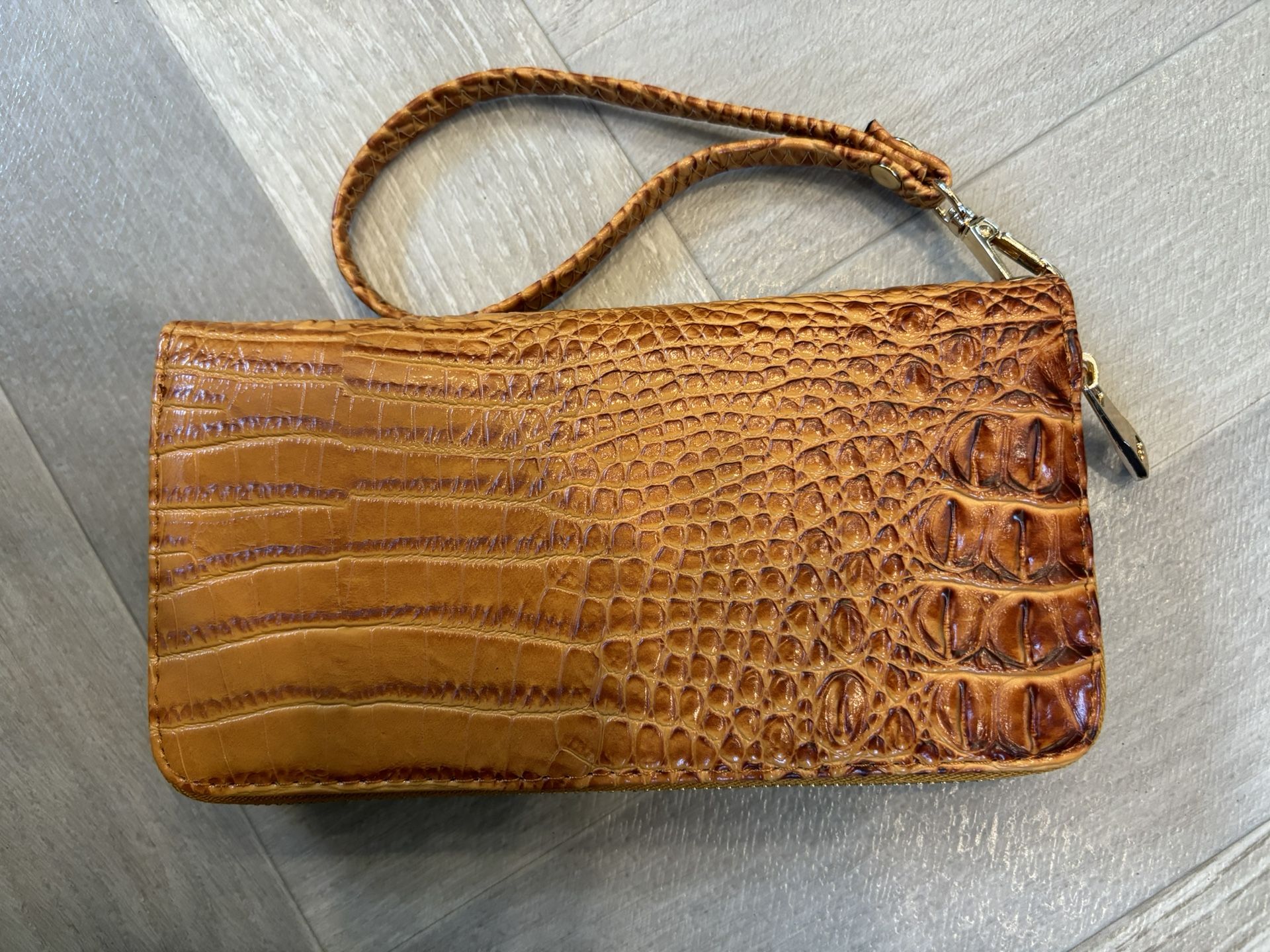 Ostrich Look Wallet/Wristlet