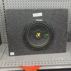 Kicker Comp C 10 Inch Subwoofer Enclosed